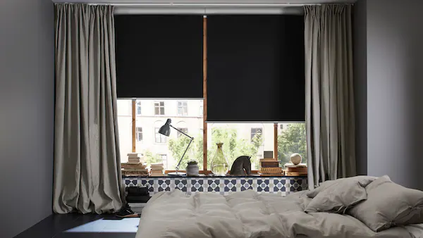 cortina rollers enrollable de su dormitorio